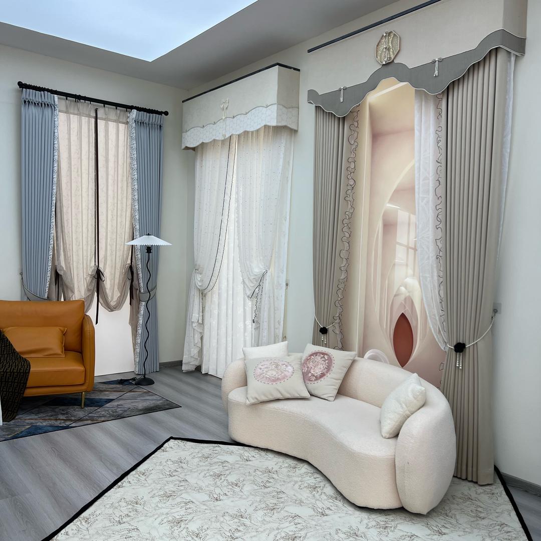 李先森-伊世兰庭成品窗帘供应链工厂