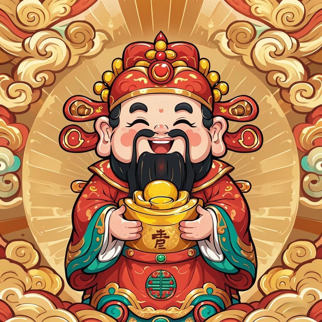 神灵落财