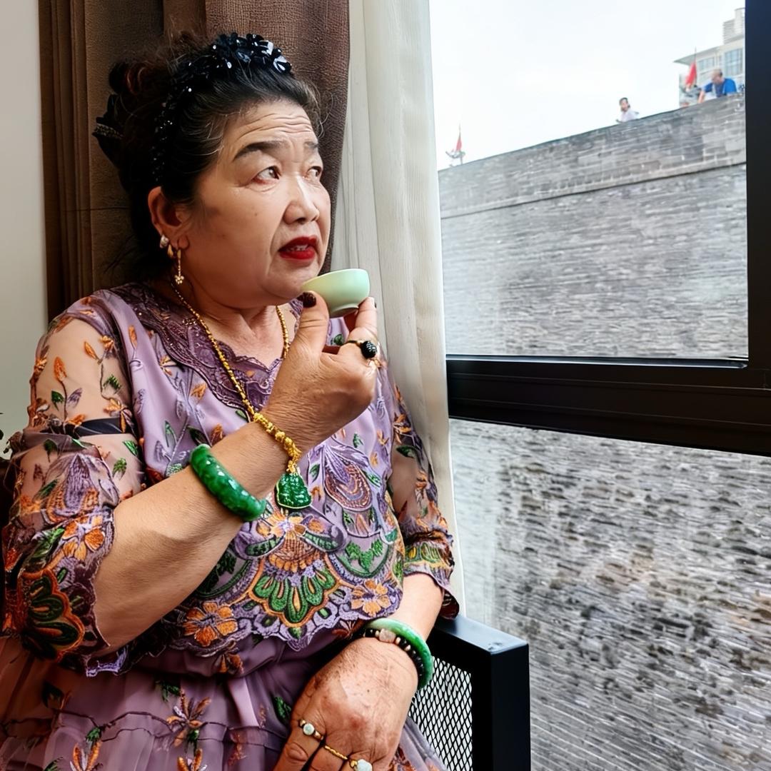 守妇道的老妇女