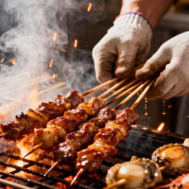 拾萃炭烤（128野摊）