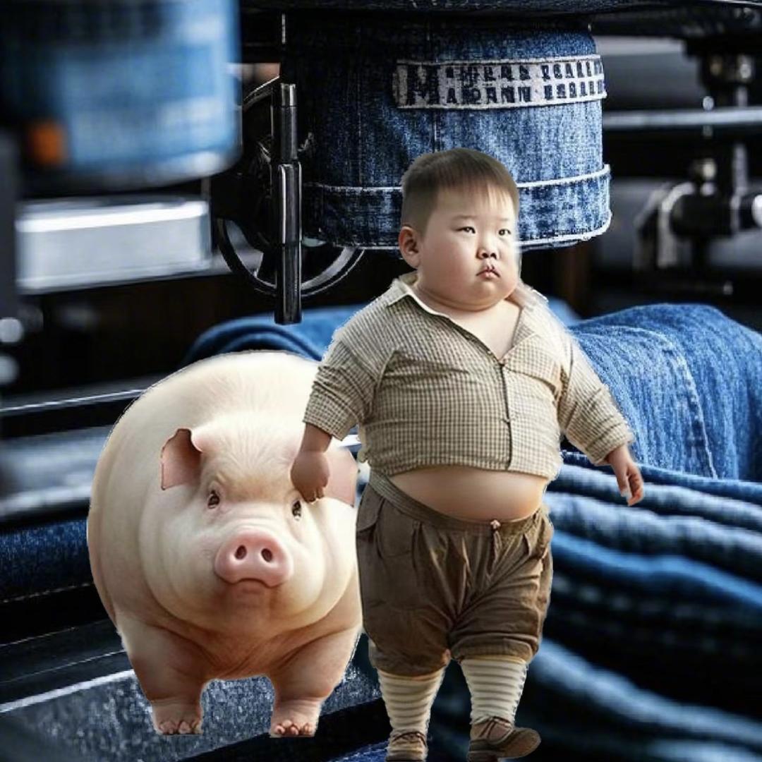 胖吨吨牛仔