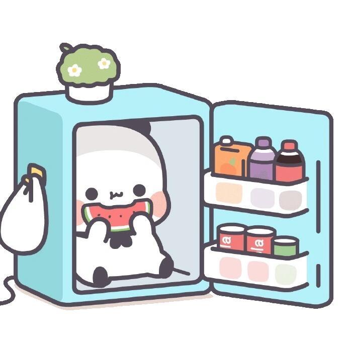 住在冰箱里🧃