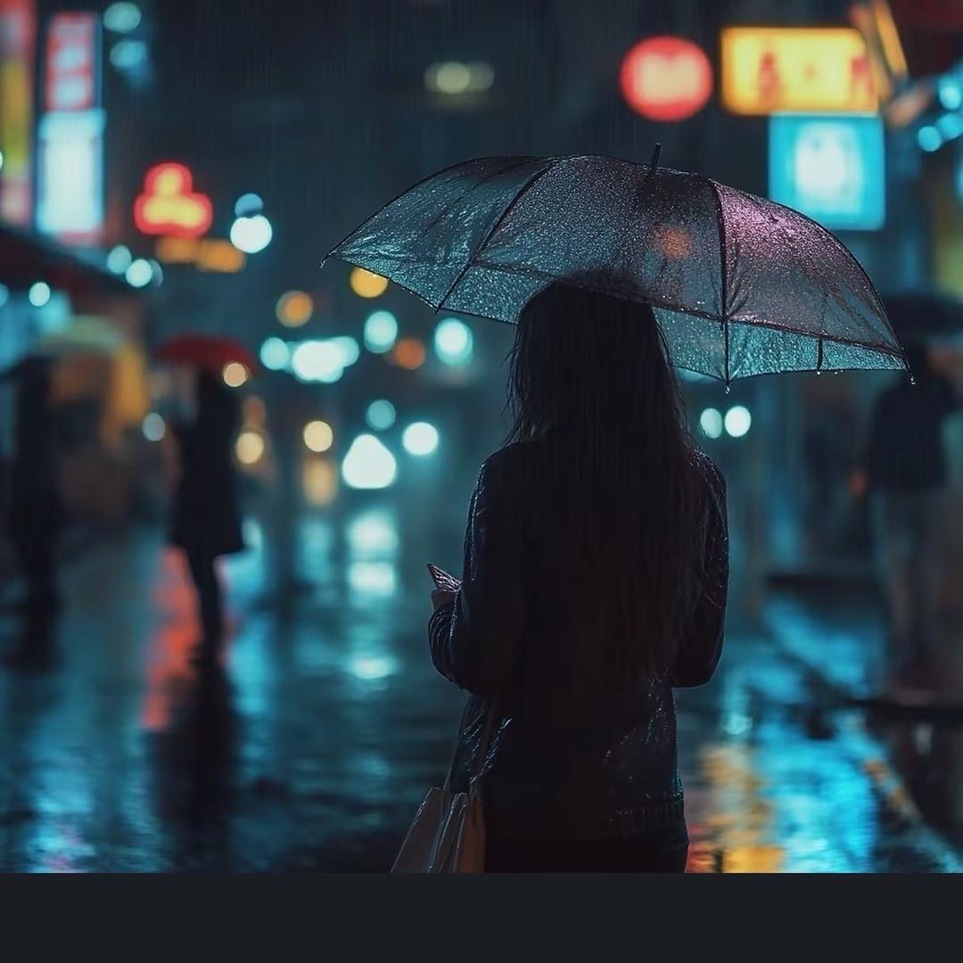 困在雨天🌧️