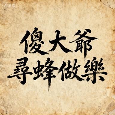 傻大爺尋蜂做樂