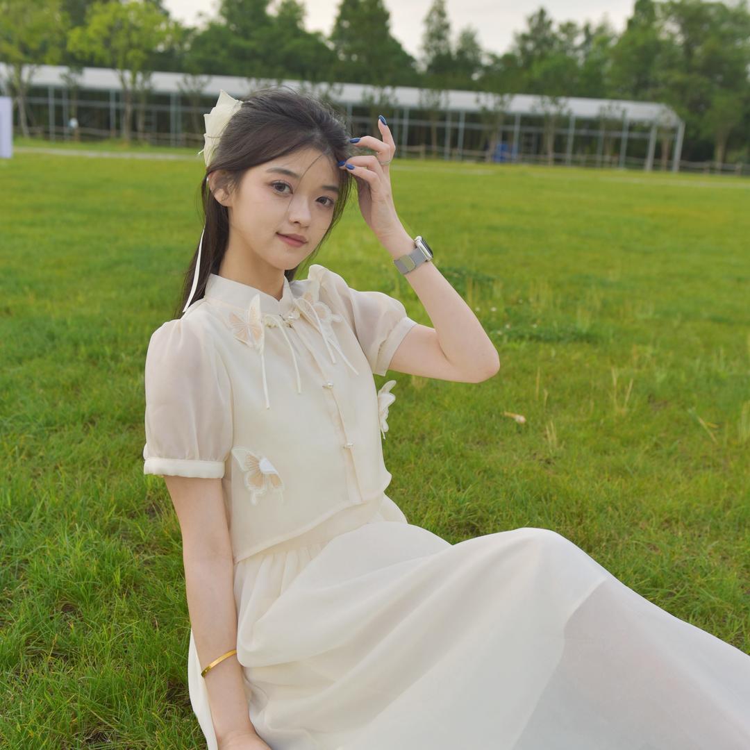 青少女大童连衣裙