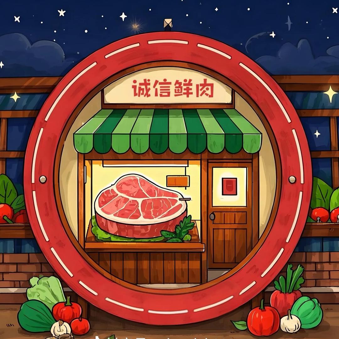 鲜肉行猪肉食品