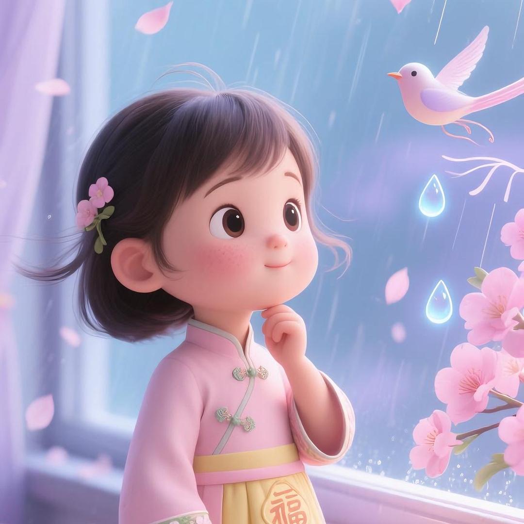 小雨鹿学古诗