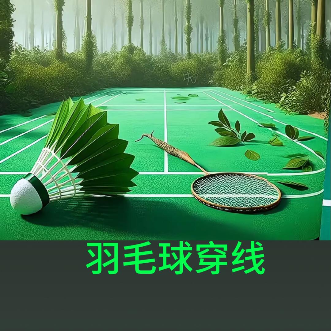 清河羽毛球拍穿线