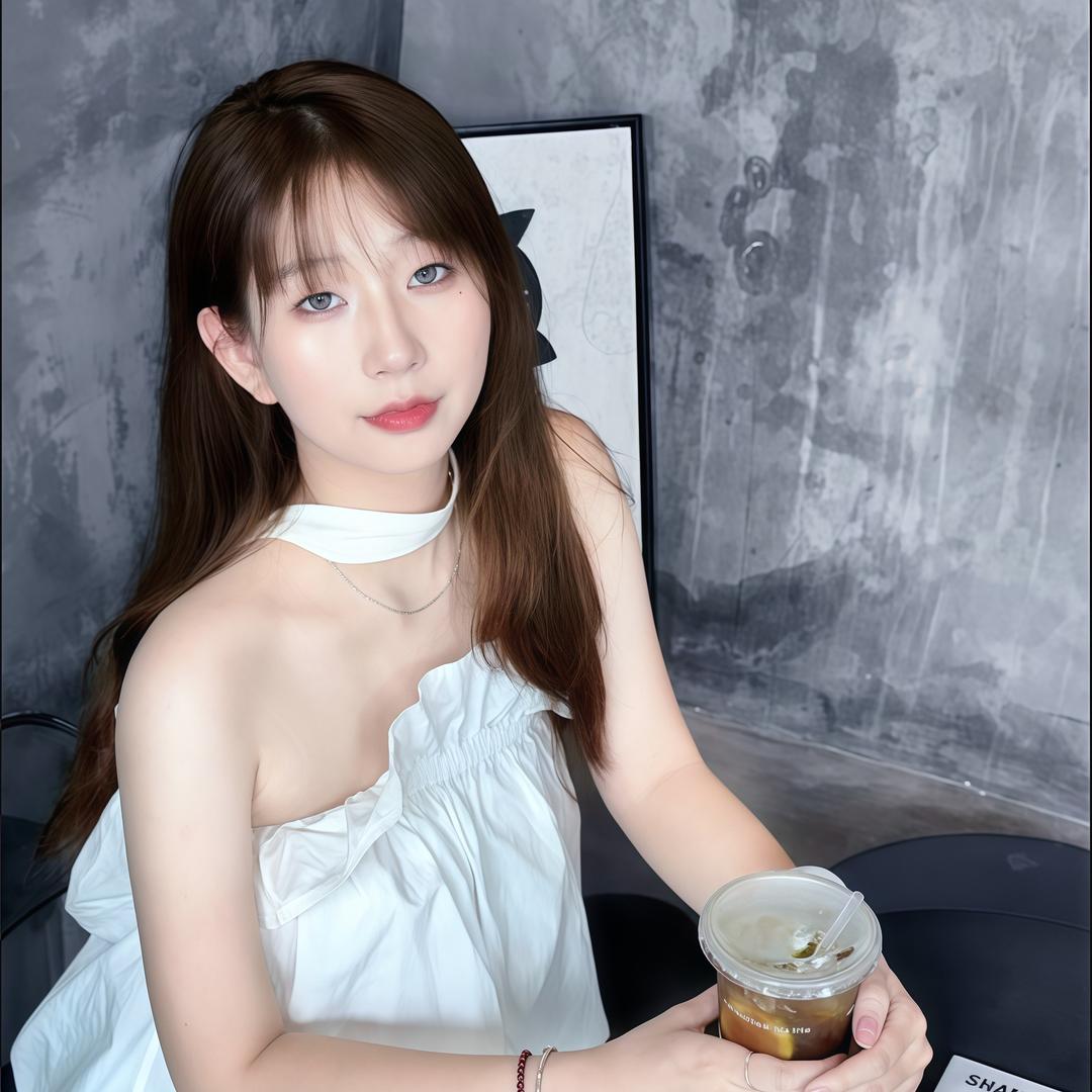 腼腆小美