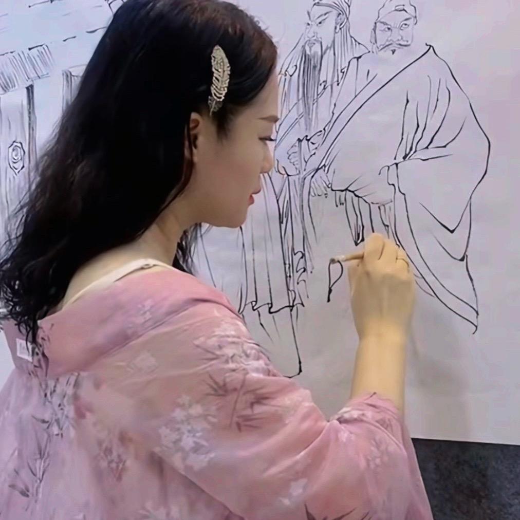 墨玉，（国画王美娜）