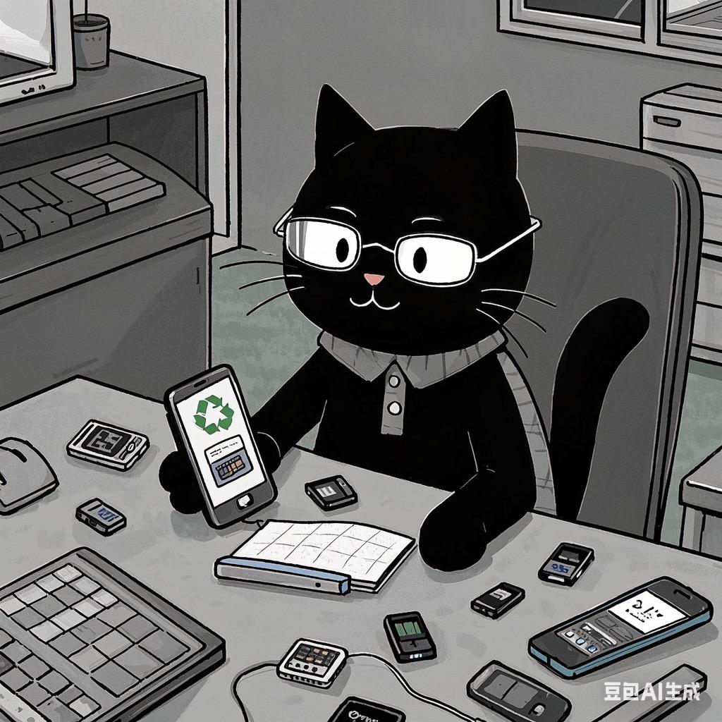 黑猫手机回收♻️📱