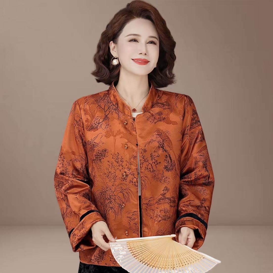 江南丝绸妈妈装