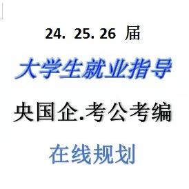 央国企公考规划许老师