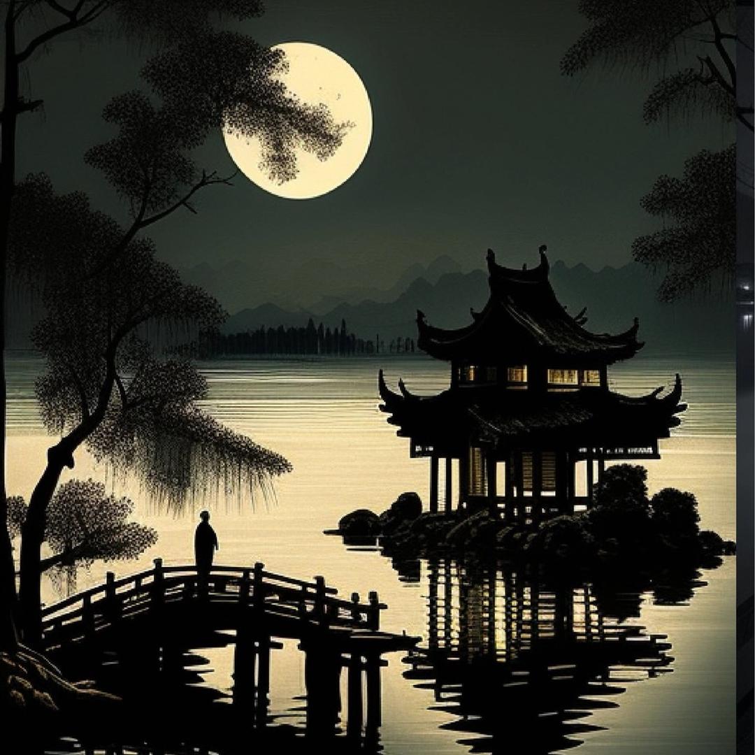 半溪明月