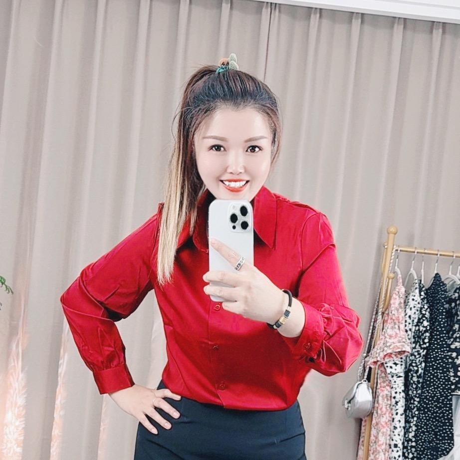蓝予微胖女装