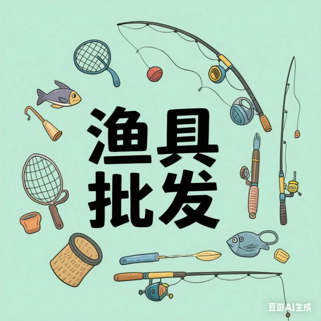 各种渔具及配件专业批发