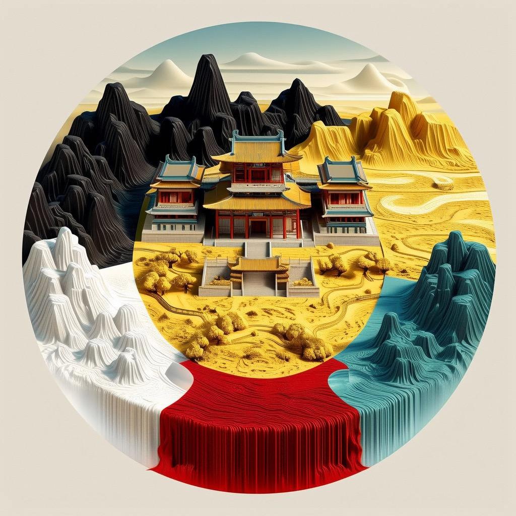 道山观土（五色土）