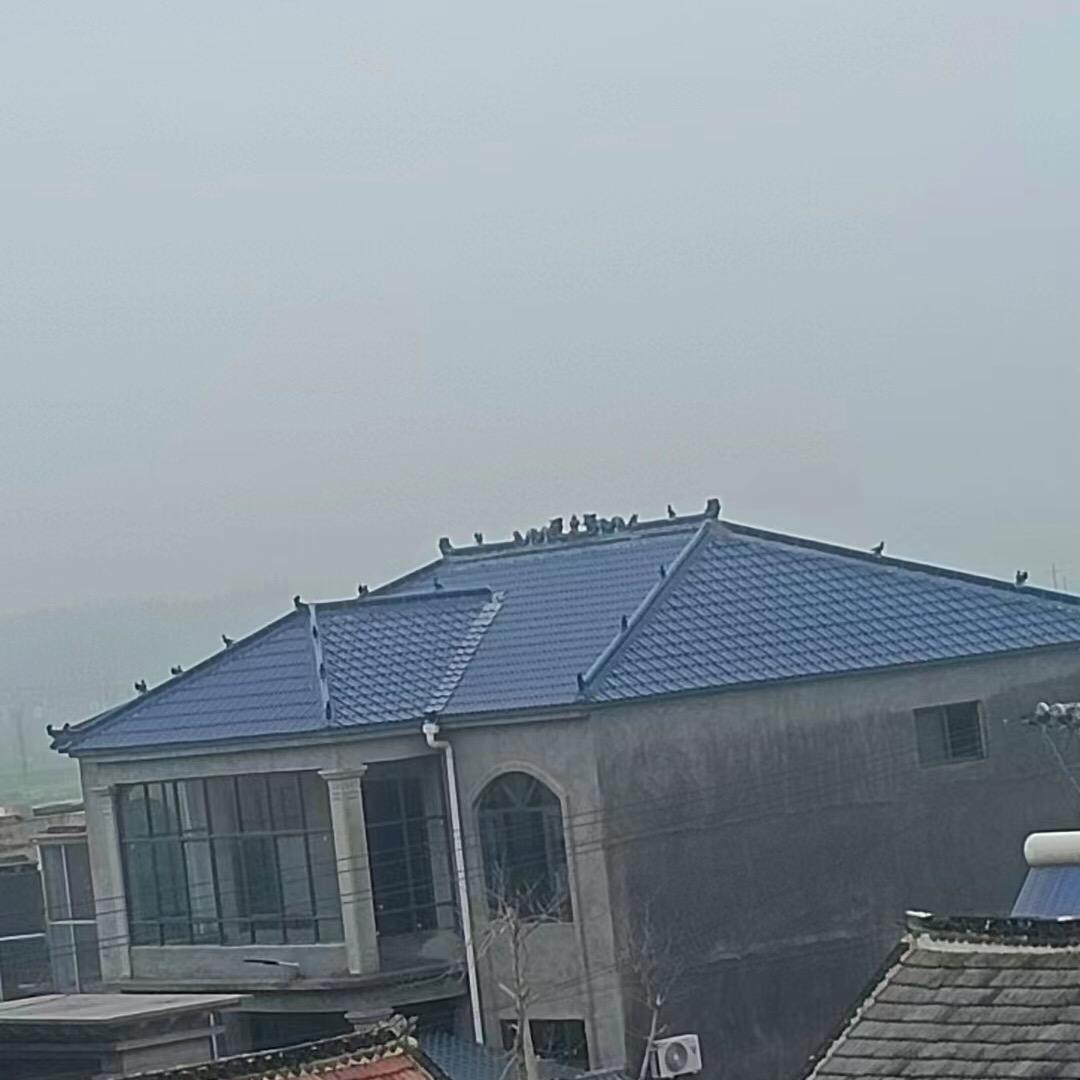 奋斗钢结构琉璃瓦屋顶