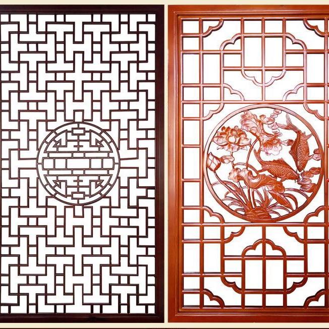 仿古门窗屏风隔断厂家－瑞瑞木制品厂