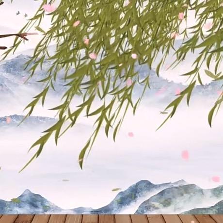 霞光如画