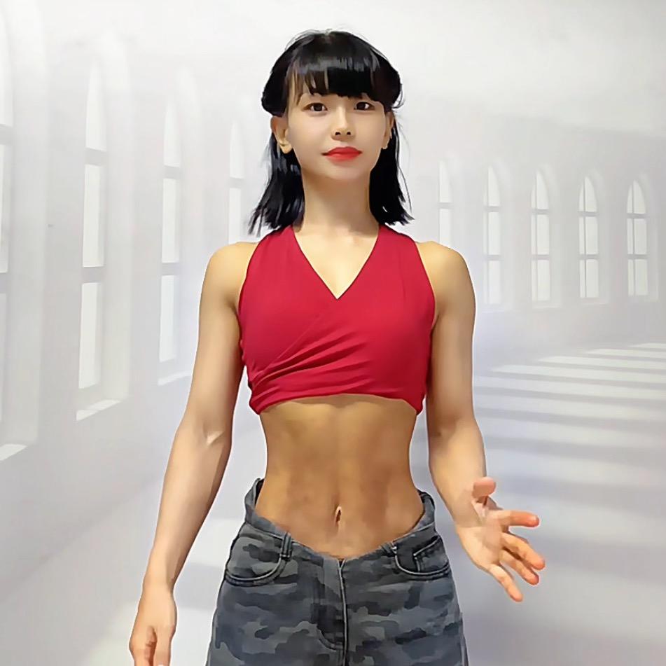 小敏的呼吸马甲线