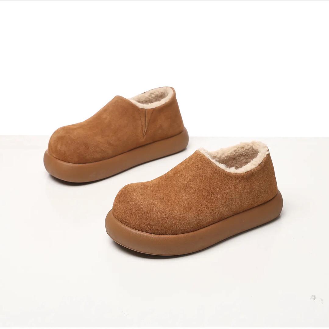 桑坡真皮手工雪地靴