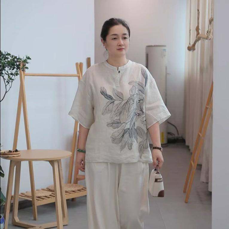 裘美丽.高端气质麻料