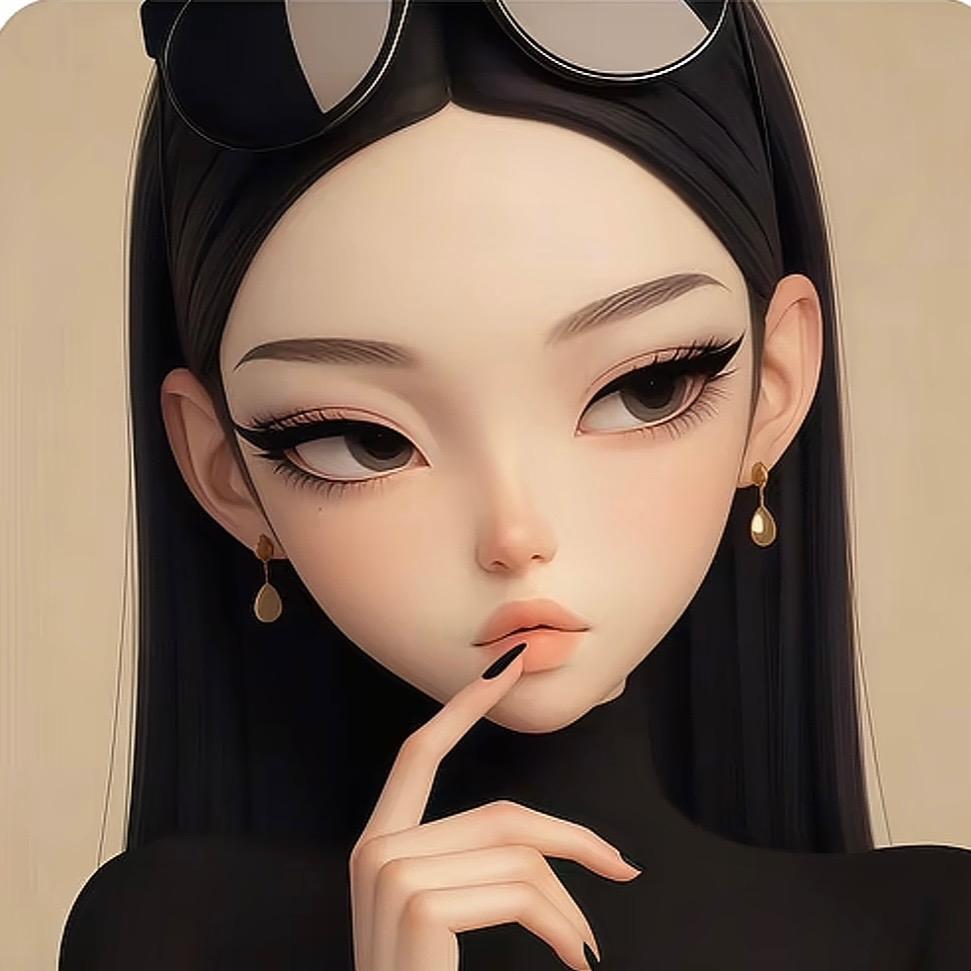 淡然一笑…