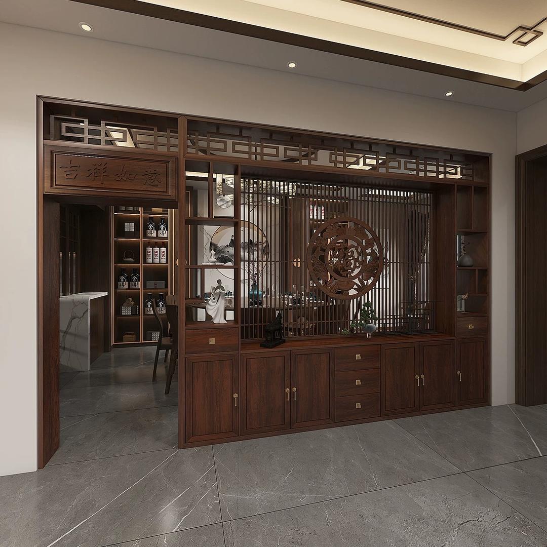 创森屏风隔断-大景