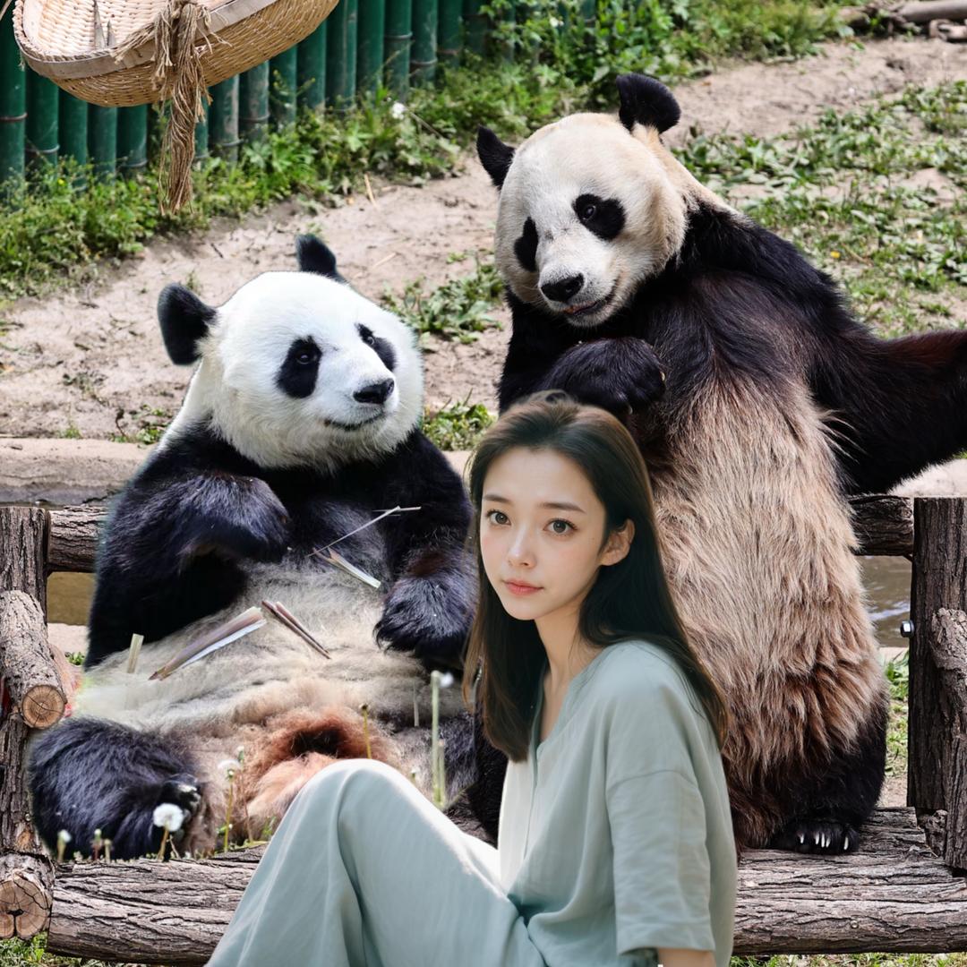 妮儿爱沈动四小只🐼