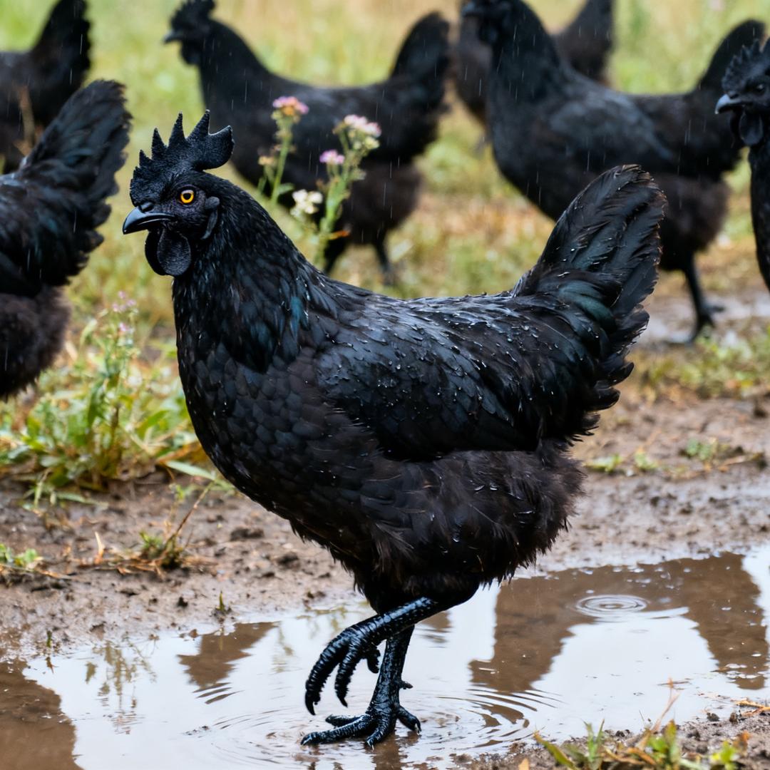 四川五黑鸡基地