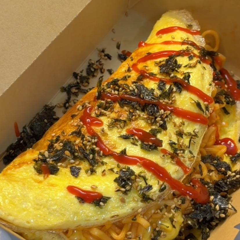 炫疯🧡蛋包芝士火鸡面