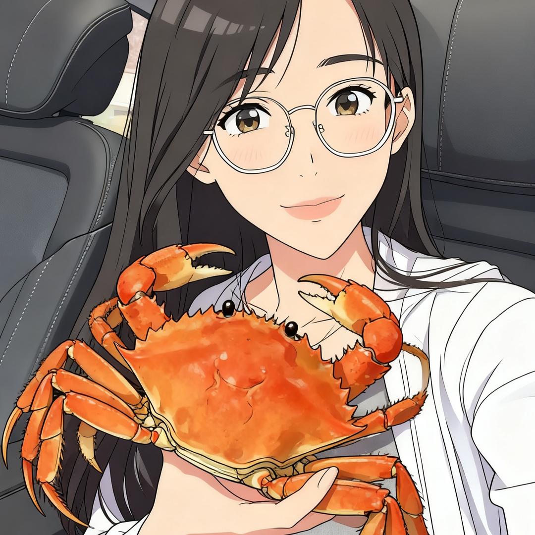 卖螃蟹🦀️的小雨