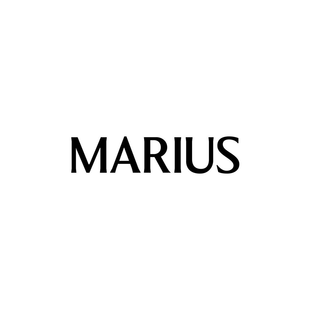 MARIUS*穿搭图鉴