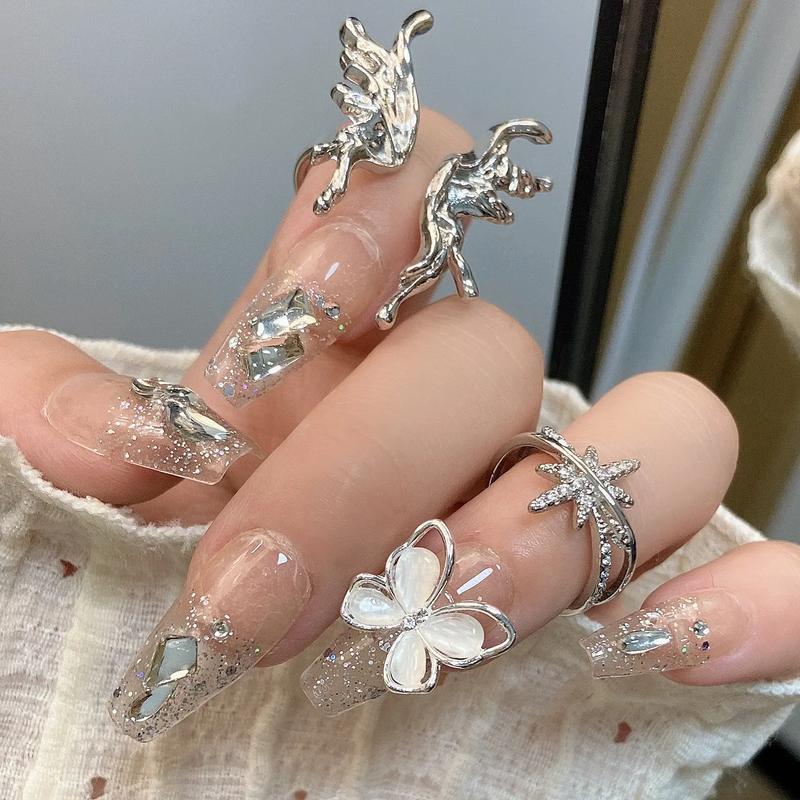 栀夏纯手工穿戴甲