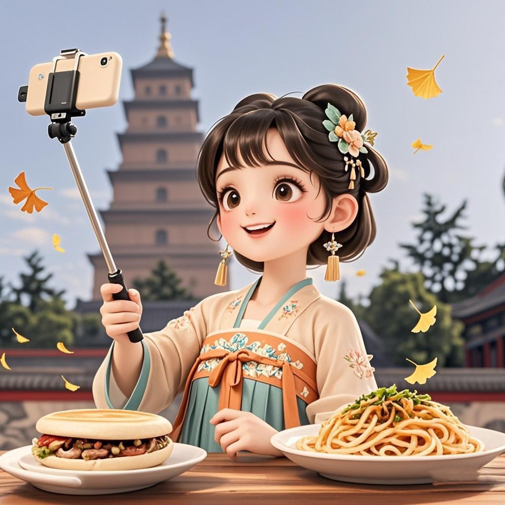 小婕逛长安（兵马俑）