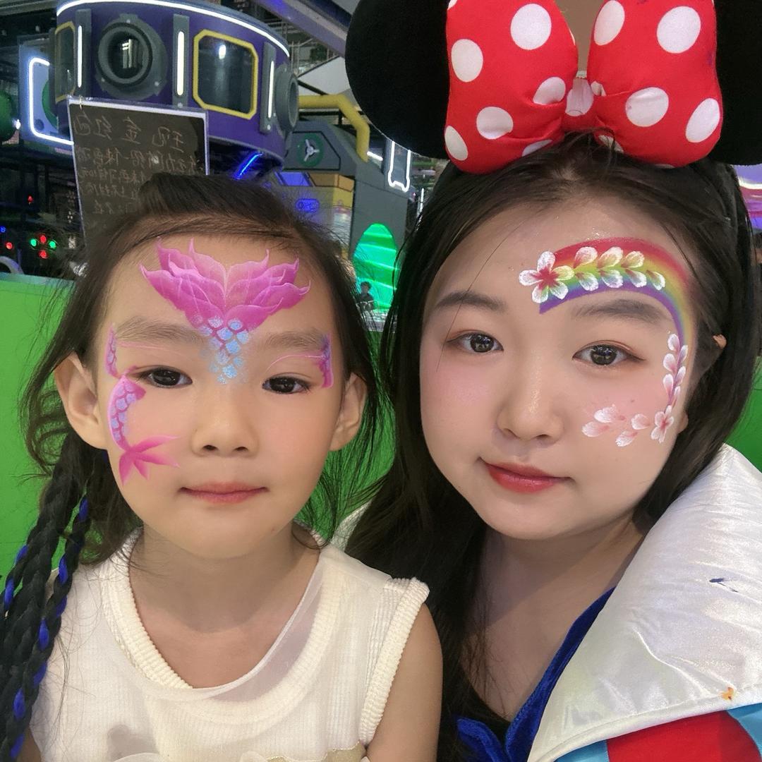 小九面部彩绘（收学员）