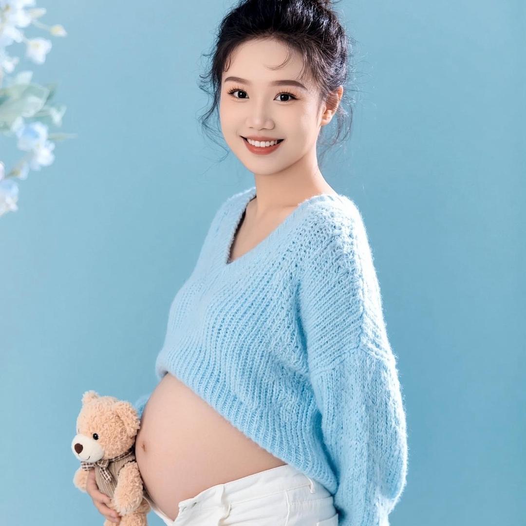 努力中的小曼（孕晚期）