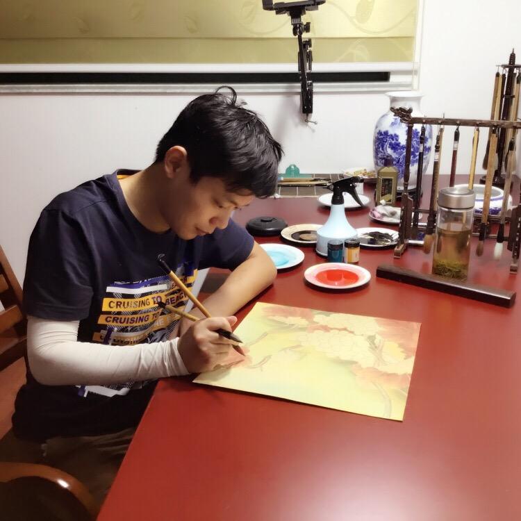 汪林工笔画