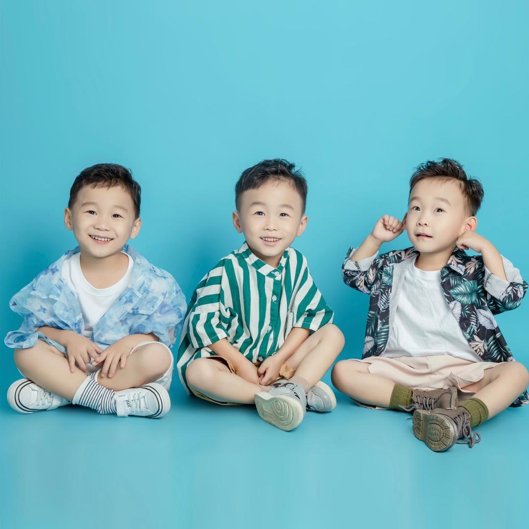 三胞胎成千万@抖音