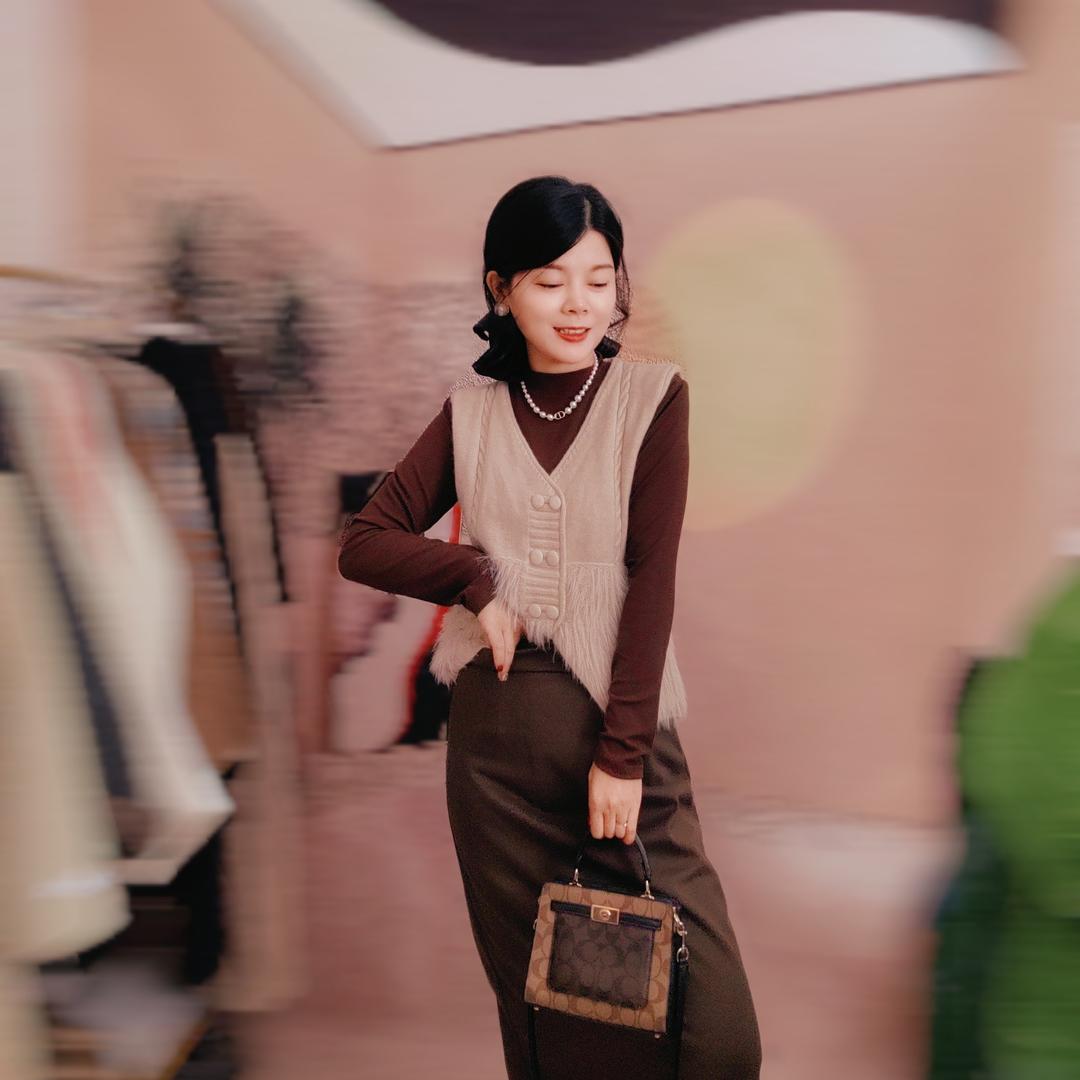 毛毛女装穿搭