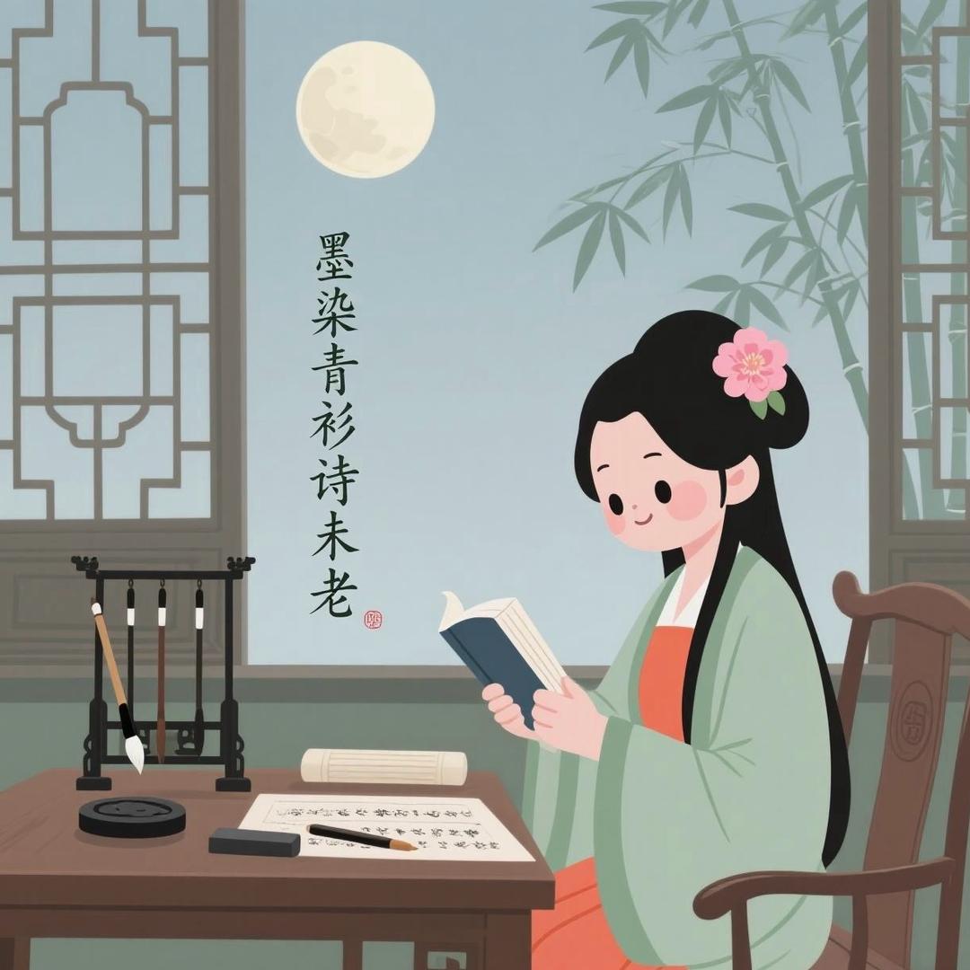 墨染青衫诗未老