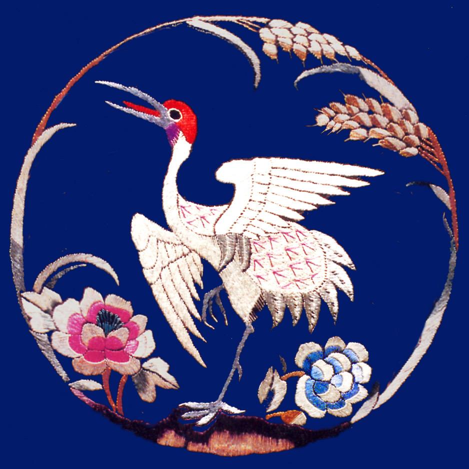 纹鹤起舞