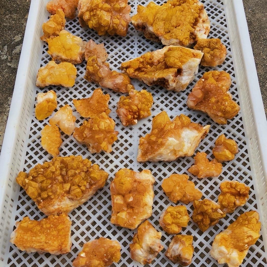 花园、矿标、白水晶圆珠