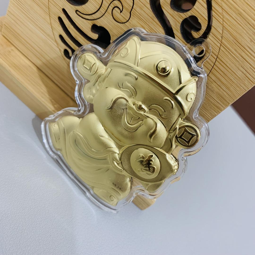 水贝金多黄金手机贴