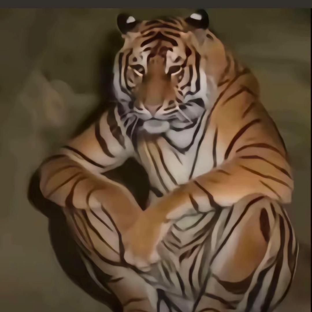 抽象的熊猫小明