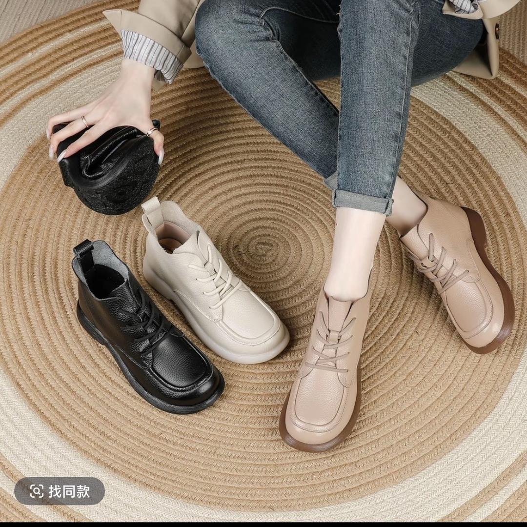 ♛初禾复古手工女鞋