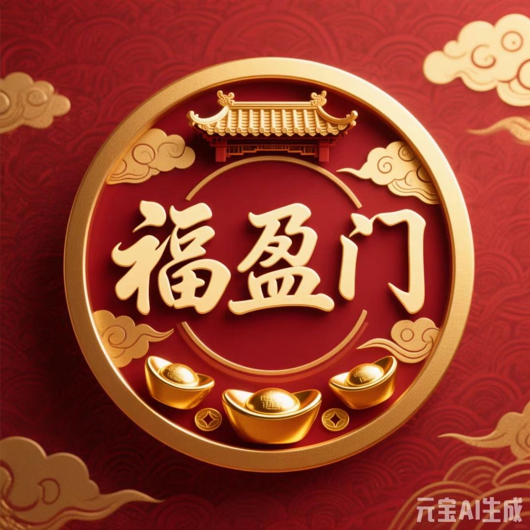 福盈门礼品摆件