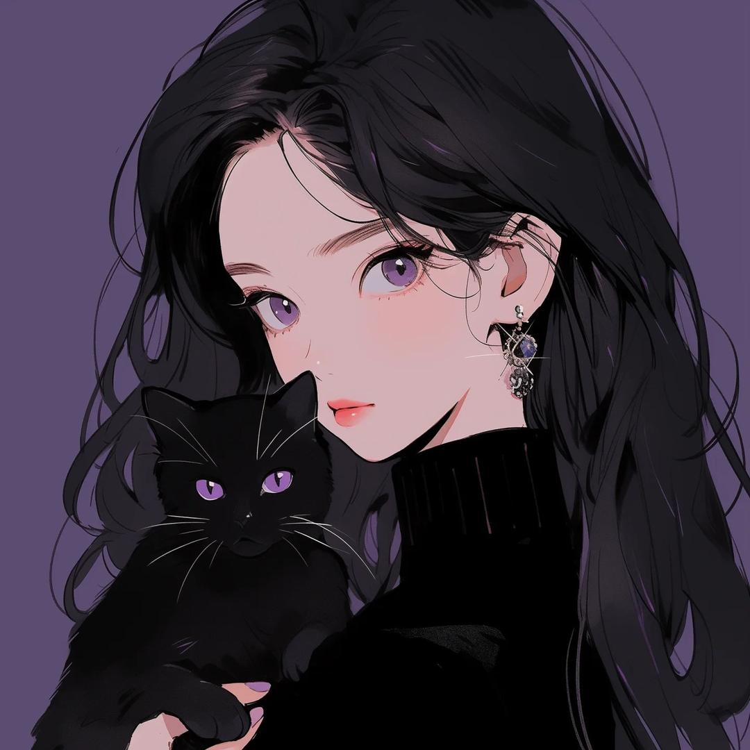 黑猫喵