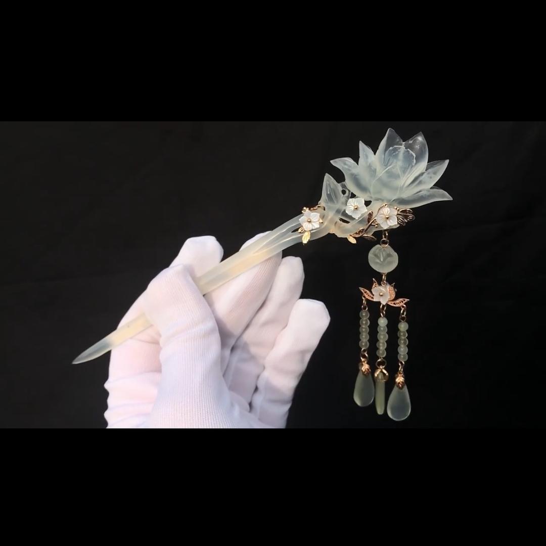 林浩玉器玉簪子